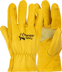 Tough VIP Gold Grain Leather Gloves